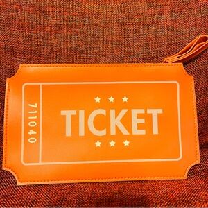 Ipsy Ticket Stub Cosmetic Bag